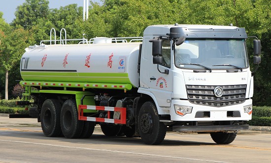 20方灑水車報(bào)價表及圖片_國六20方東風(fēng)專底D3L后雙橋綠化灑水車廠家價格