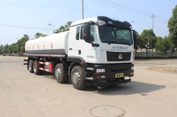 25方灑水車(chē)圖片_重汽汕德卡前四后八25噸綠化灑水車(chē)廠(chǎng)家價(jià)格